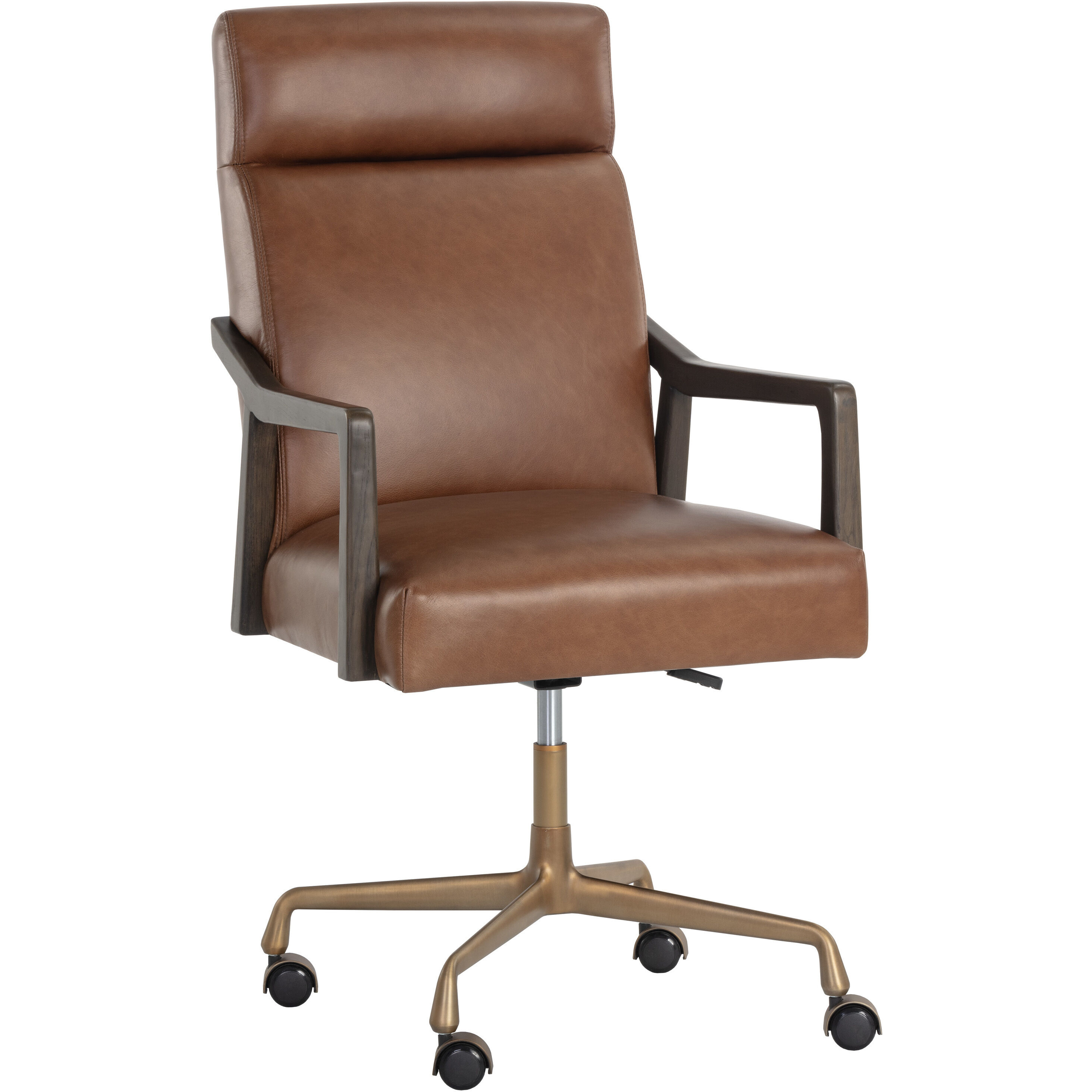 Collin Brown / Shalimar Tobacco Leather Office Chair